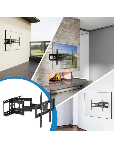 Manhattan Outdoor Tv Uchwyt Ścienny Full Motion 37-86" 50Kg
