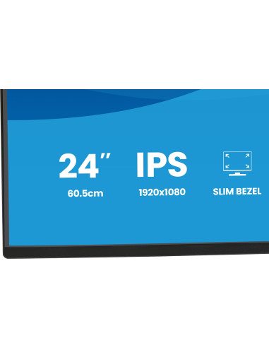 Iiyama Prolite 24-Calowy Panel Ips Full Hd Z Wąskimi Ramkami Z Każdej Strony I Klasą Energetyczną B