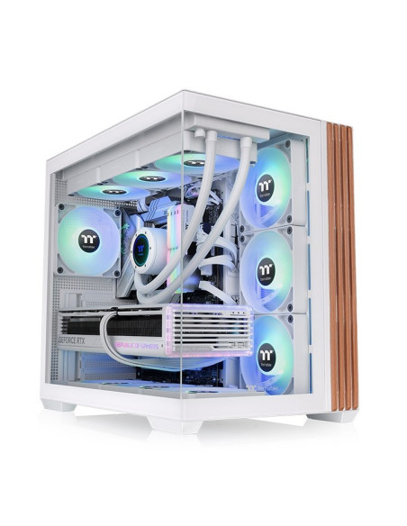 Obudowa Thermaltake View 380 Ws Midi Tower Argb Snow Biały Sprzedaż Detaliczna