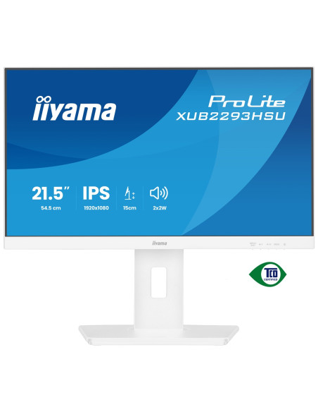 Monitor Iiyama Tft Xub2293Hsu Ips 21.5''/Hdmi/Dp/2Xusb 2.0 - Płaski Ekran - 54.6 Cm
