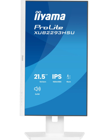 Monitor Iiyama Tft Xub2293Hsu Ips 21.5''/Hdmi/Dp/2Xusb 2.0 - Płaski Ekran - 54.6 Cm