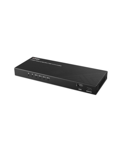 Lindy 4-Portowy Rozdzielacz Hdmi 8K60 Z Dźwiękiem
