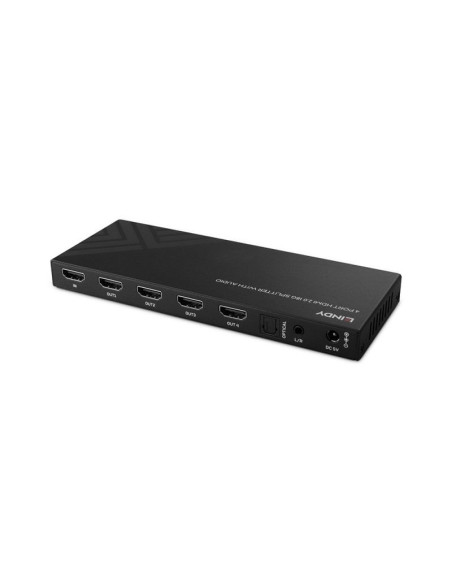 Lindy 4-Portowy Rozdzielacz Hdmi 8K60 Z Dźwiękiem