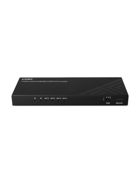 Lindy 4-Portowy Rozdzielacz Hdmi 8K60 Z Dźwiękiem