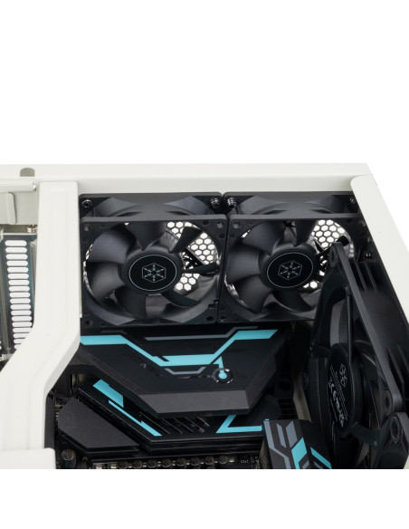 Futerał Silverstone Flp01 Pc, Htpc, Ssi-Ceb/Atx - Biały