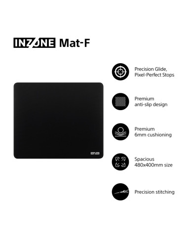Podkładka Pod Mysz Dla Graczy Sony Inzone Mat F Czarny
