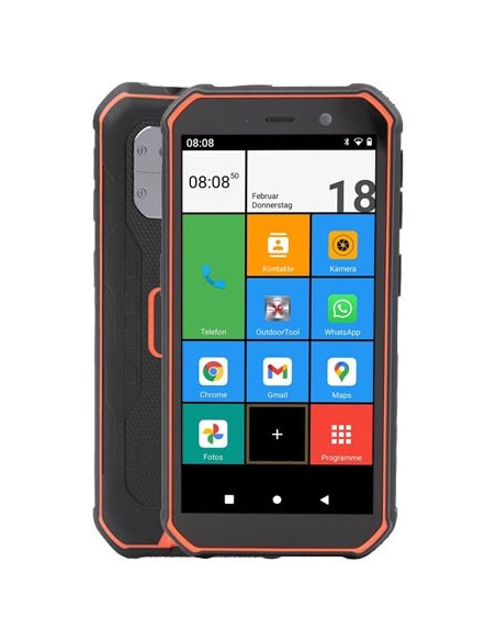 Telefon Olympia Trek 14Cm (5.5") Dual Sim Android 10.0 4G Usb Type-C 3Gb 32Gb 5000Mah - Pomarańczowy