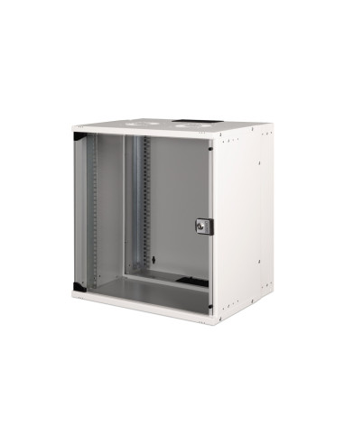 Szafa Sieciowa Wisząca 19" 12U, Soho Pro 595 X 540 X 400 Mm, Drzwi Szyba, Szary, Niezłożona, 60Kg
