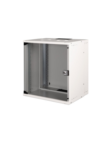 Szafa Sieciowa Wisząca 19" 12U, Soho Pro 595 X 540 X 400 Mm, Drzwi Szyba, Szary, Niezłożona, 60Kg