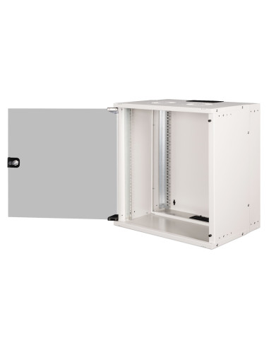 Szafa Sieciowa Wisząca 19" 12U, Soho Pro 595 X 540 X 400 Mm, Drzwi Szyba, Szary, Niezłożona, 60Kg