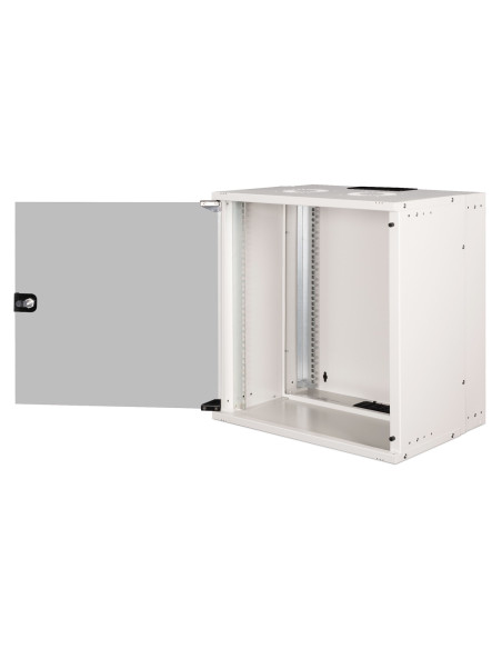 Szafa Sieciowa Wisząca 19" 12U, Soho Pro 595 X 540 X 400 Mm, Drzwi Szyba, Szary, Niezłożona, 60Kg