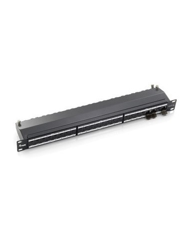 Wyposaż 19-Calowy Panel Krosowy 24Xrj45 Cat6A Ftp 1U 500Mhz Ral7035
