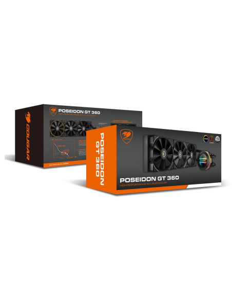Cougar Chłodzenie Wodne Procesora Poseidon-Gt 360, Argb