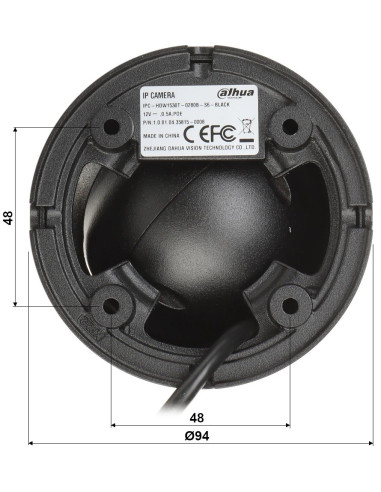 Kamera Ip Dahua Ipc-Hdw1530T-0280B-S6-Black Czarny