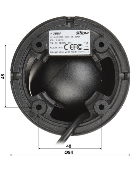 Kamera Ip Dahua Ipc-Hdw1530T-0280B-S6-Black Czarny