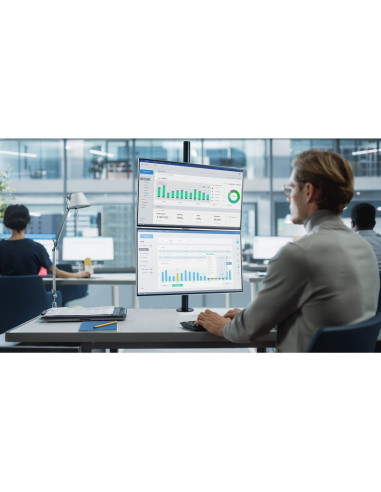 Ramię Monitora Kensington Do 32", 2Tft Max.9Kg, Czarne Vertik
