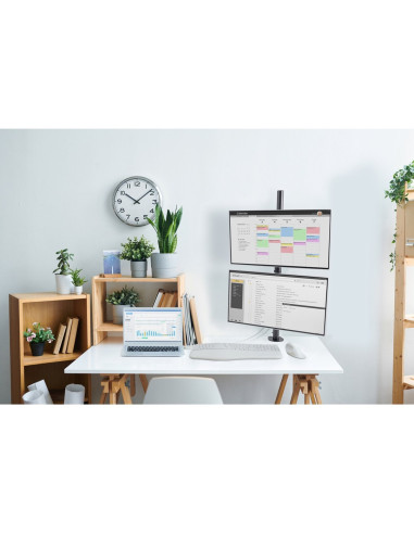 Ramię Monitora Kensington Do 32", 2Tft Max.9Kg, Czarne Vertik