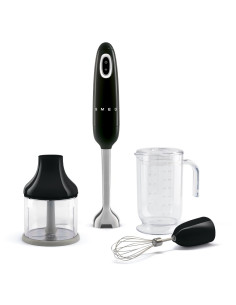 Blender Immersyjny Smeg Hbf03Bleu (101121) 700W Czarny, Stal Nierdzewna