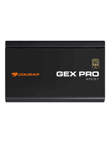 Cougar Zasilacz Gex Pro 650W Atx3.1 / 80 Plus Złoty / Modułowy