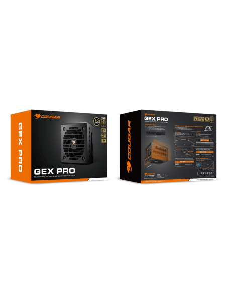 Cougar Zasilacz Gex Pro 650W Atx3.1 / 80 Plus Złoty / Modułowy