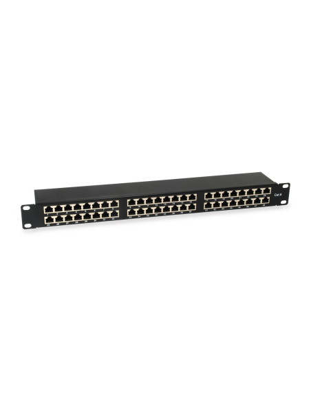 Wyposaż 19-Calowy Panel Krosowy 48Xrj45 Cat6 Ftp 1U 250Mhz Ral9005