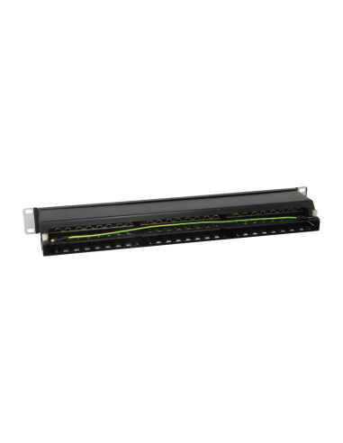 Wyposaż 19-Calowy Panel Krosowy 48Xrj45 Cat6 Ftp 1U 250Mhz Ral9005