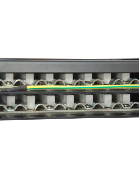 Wyposaż 19-Calowy Panel Krosowy 48Xrj45 Cat6 Ftp 1U 250Mhz Ral9005