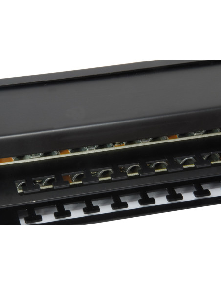 Wyposaż 19-Calowy Panel Krosowy 48Xrj45 Cat6 Ftp 1U 250Mhz Ral9005