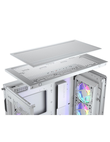 Obudowa Cougar Gaming Duoface Pro Rgb - Midi Tower - Pc - Biały - Atx - Eatx - Micro Atx - Mini-Itx - Ssi Ceb - Metal - Szkło Ha