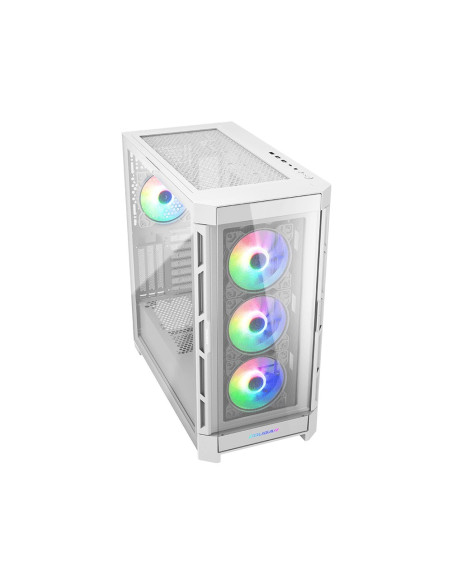 Obudowa Cougar Gaming Duoface Pro Rgb - Midi Tower - Pc - Biały - Atx - Eatx - Micro Atx - Mini-Itx - Ssi Ceb - Metal - Szkło Ha