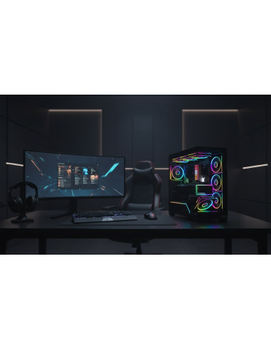 Modecom Obudowa Volcano Stellar Plus Argb Midi 5F Black