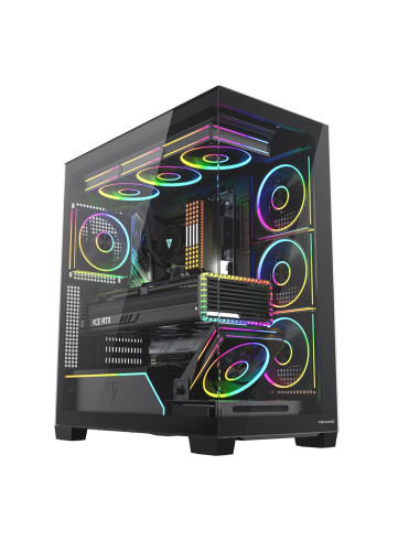 Modecom Obudowa Volcano Stellar Plus Argb Midi 5F Black