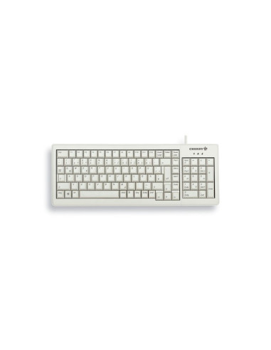 Klawiatura Cherry Tas G84-5200 Przewodowy De-Layout Jasnoszary