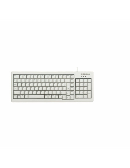 Klawiatura Cherry Tas G84-5200 Przewodowy De-Layout Jasnoszary