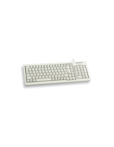Klawiatura Cherry Tas G84-5200 Przewodowy De-Layout Jasnoszary