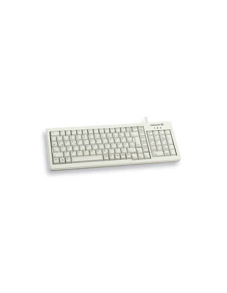 Klawiatura Cherry Tas G84-5200 Przewodowy De-Layout Jasnoszary