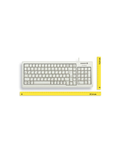 Klawiatura Cherry Tas G84-5200 Przewodowy De-Layout Jasnoszary