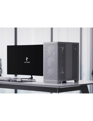 Obudowa Aerocool Geh Midi Apnx C1-R-Wt-V1 Z Microatx/Miniitx
