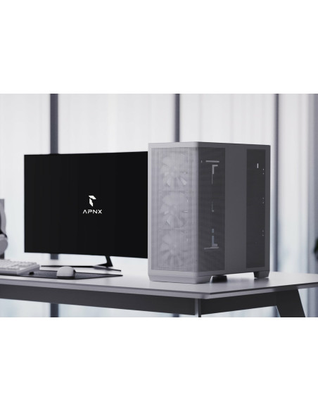 Obudowa Aerocool Geh Midi Apnx C1-R-Wt-V1 Z Microatx/Miniitx