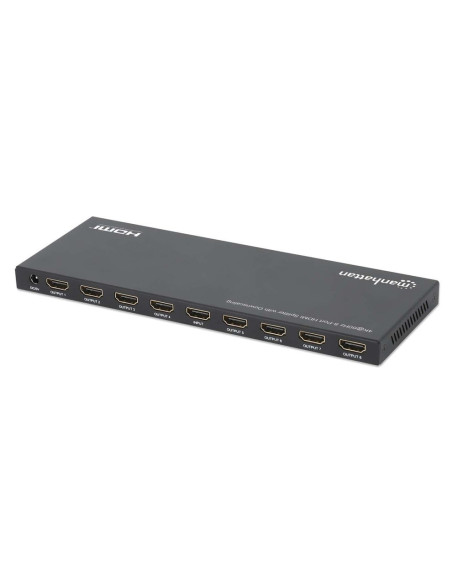Manhattan 4K60Hz 8-Portowy Rozdzielacz Hdmi Ze Skalowaniem W Dół
