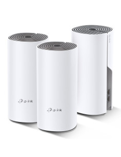 Tp-Link Deco E4 (3-Pack) Dual-Band (2.4 Ghz/5 Ghz) Wi-Fi 5 (802.11Ac) Biały, Szary 2 Wewnętrzne