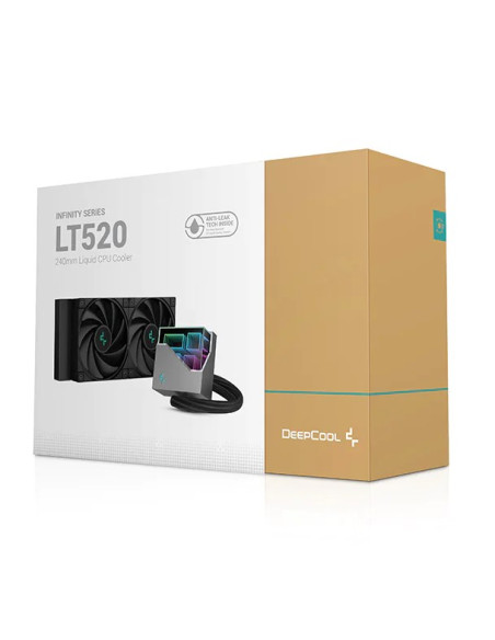 Deepcool Lt520 Procesor Chłodnica Cieczy All-In-One 12 Cm Czarny 1 Szt.
