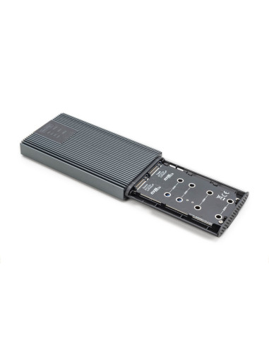 Obudowa/Stacja Klonująca Usb 3.1 Typ C Na Dyski Ssd M.2 Nvme 20 Gbps Aluminiowa, Beznarzędziowa