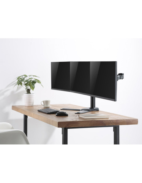 Uchwyt Biurkowy Equip Pro - Tilt Dla 3 Wyświetlaczy Lcd - Rozmiar Ekranu: 43,2-68,6 Cm (17"-27") - Interfejs Montażowy: Do 100 X