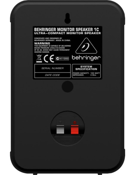 Para Monitorów Studyjnych Behringer 1C-Bk