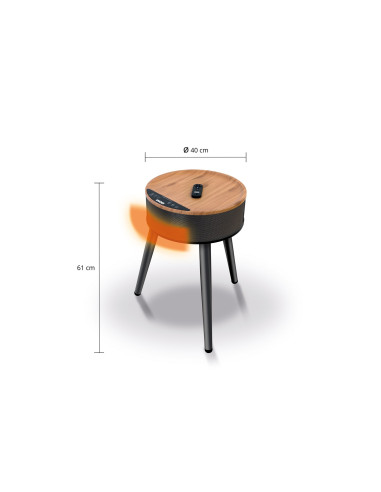 Unold Stół Z Termowentylatorem Henry Ceramic Brązowy (86545)
