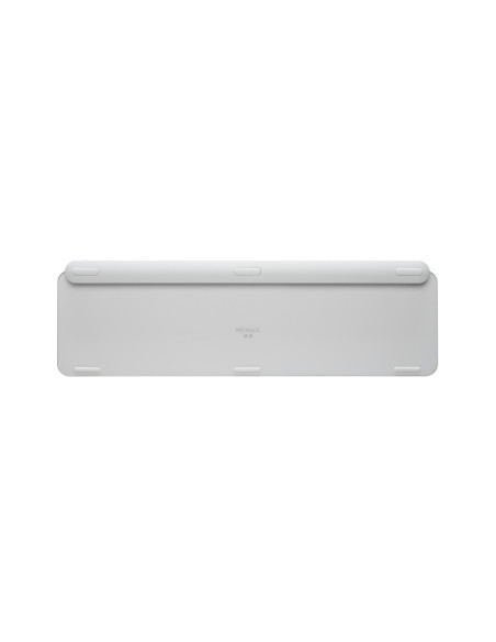 Logitech Mx Keys S Klawiatura Uniwersalne Rf Wireless + Bluetooth Qwertz Niemiecki Aluminium, Biały