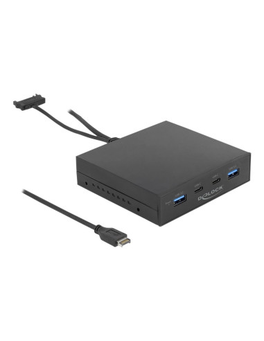 Delock Panel Przedni 3.5 Usb 3.2 Gen 2 Z 2 X Usb-C + 2 X Usb-A