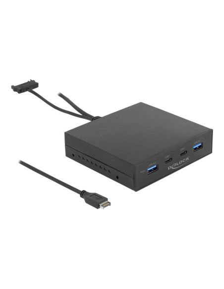 Delock Panel Przedni 3.5 Usb 3.2 Gen 2 Z 2 X Usb-C + 2 X Usb-A