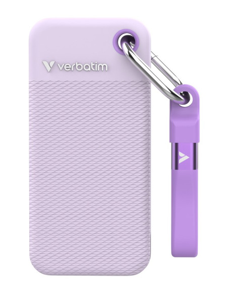 Ssd 1Tb Verbatim Pocket Z Dwoma Pokrowcami Białym I Fioletowym